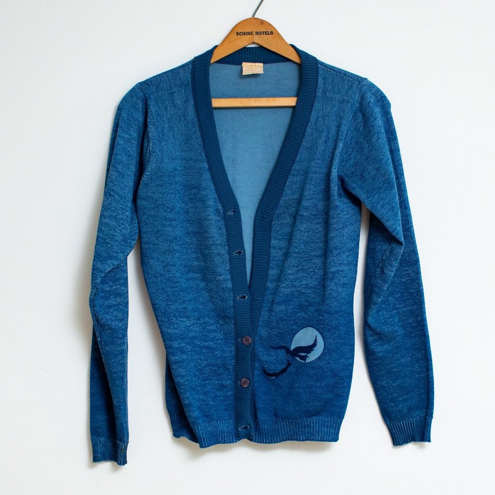Vintage 60's Catalina Sportswear Surfing cardigan